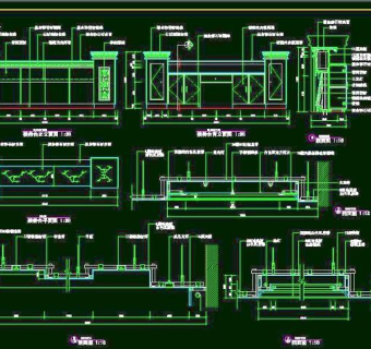 CAD之公司办公场所布置设计