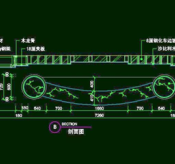 CAD之吧台收银台服务台设计