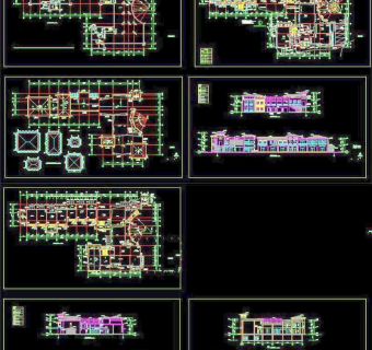 经典会所CAD施工图