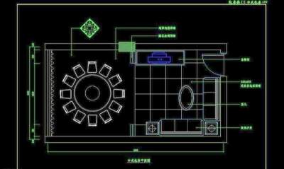 CAD餐厅设计素材餐厅施工