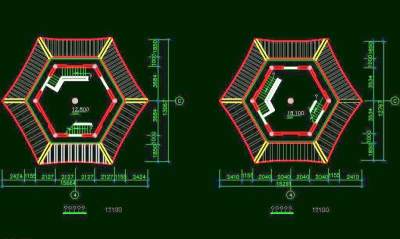 古建筑古塔CAD素材