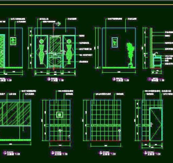 CAD之公司办公场所布置设计