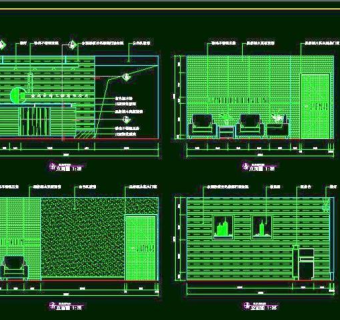 CAD之公司办公场所布置设计