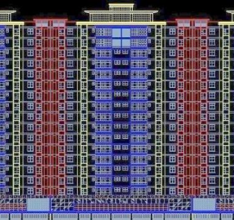 高层住宅楼CAD图