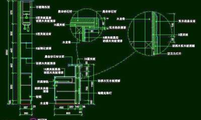 CAD之吧台收银台服务台设计