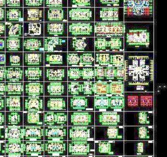 cad家庭室内装修设计住宅图