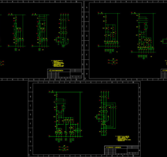 电动机控制图集（10张）CAD图纸