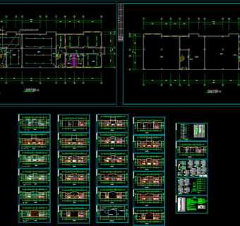 某检察院六层办公楼电气设计CAD图纸