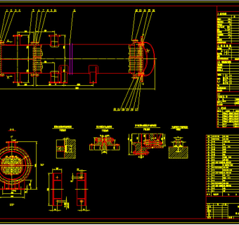 换热器（套图）CAD图