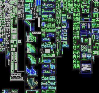 CAD漂亮立面图库