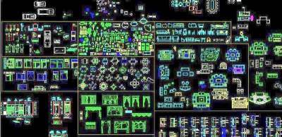 CAD家装图库3D模型