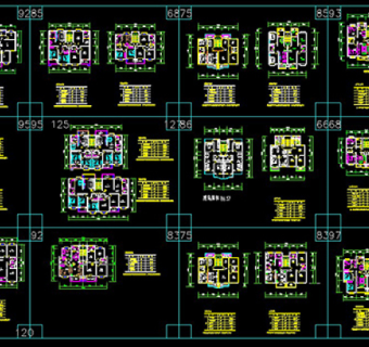 多层住宅cad施工图