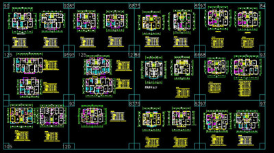多层住宅cad施工图
