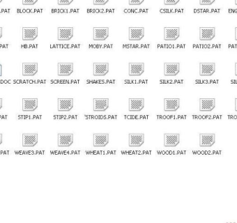 CAD全新的填充图案