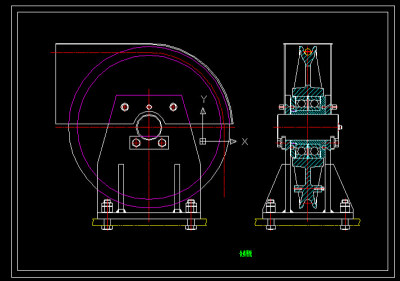 滑轮CAD图纸