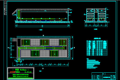 生物接触氧化池CAD图纸
