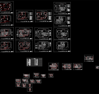 家装全套设计图CAD
