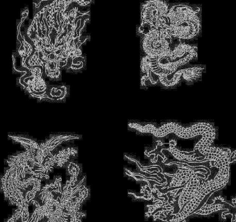 龙凤CAD图例图案