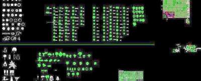 最全的CAD植物配景图库图块