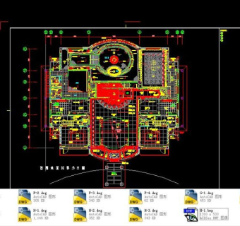 香港别墅CAD装修图