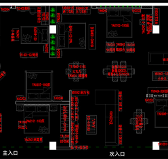 金海家具店CAD设计图