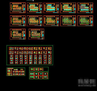 五星级酒店CAD施工图