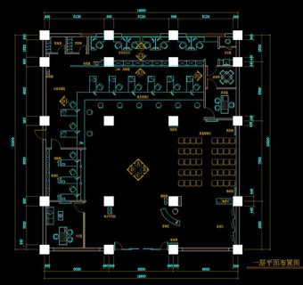 保险公司cad施工图