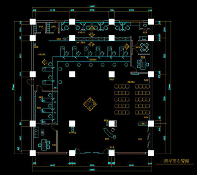 保险公司cad施工图