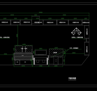 专卖店CAD平面图
