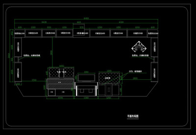 专卖店CAD平面图