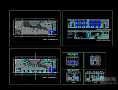 酒吧CAD设计