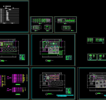 面包店CAD施工图