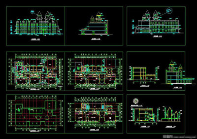 幼儿园cad设计建筑图