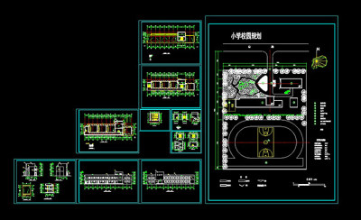 小学教学楼cad施工图