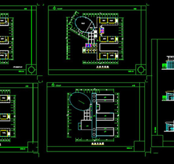 小学cad设计方案图