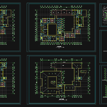 教学楼CAD方案图