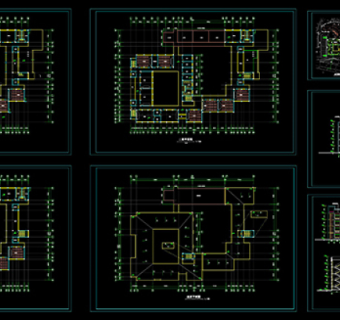 教学楼CAD方案图