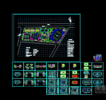 中学建筑CAD施工图