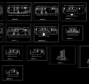 客运站cad设计图
