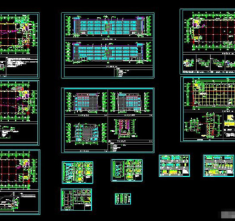 厂房设计cad图纸
