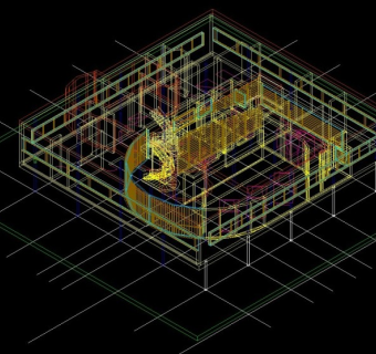 萨伏伊别墅CAD模型