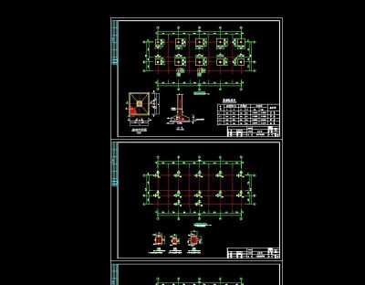 古代徽派建筑马头墙cad结构设计施工图