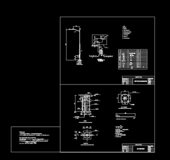 道路照明设计cad施工设计图纸详图