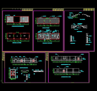 电大多媒体教室装修CAD图纸