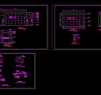 形象墙cad设计施工图