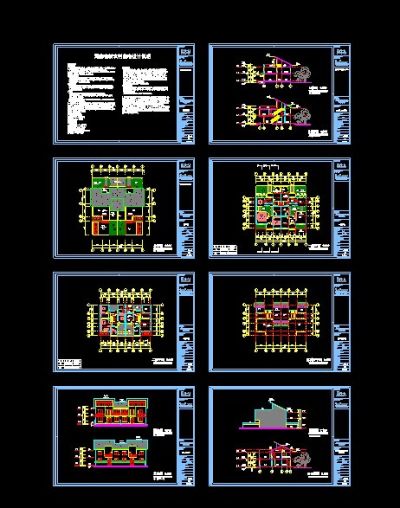 河南省某新农村多层住宅CAD设计说明