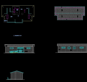 xx市小型公厕cad设计图纸