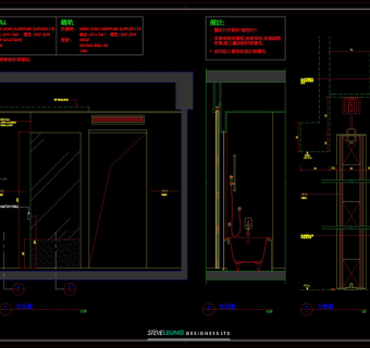 cad别墅设计图稿