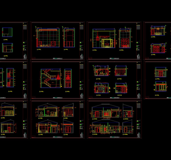cad别墅室内样稿
