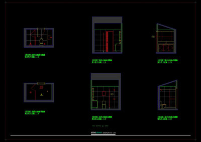 cad卫生间图稿
